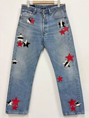 Chrome Hearts Star Patches Jeans